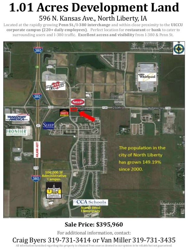 North Liberty Iowa Development Ground For Sale