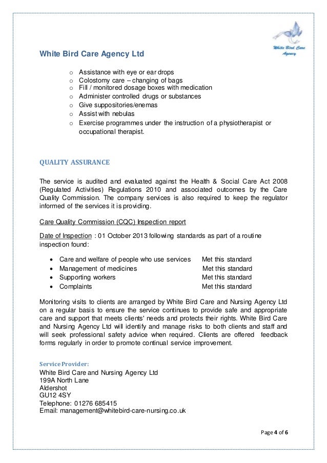 Cqc statement of purpose part 4 picture