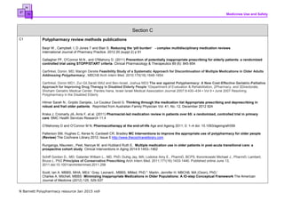 Polypharmacy Tools Polypharmacy resource_JAN 15_NINA BARNETT | PDF
