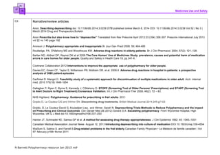 Polypharmacy resource_JAN 15_NINA BARNETT | PDF