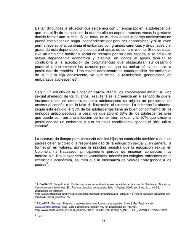 Embarazo En Adolescentes