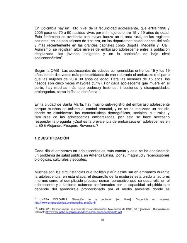 Embarazo En Adolescentes