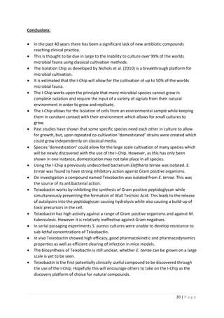 The Isolation Chip & Teixobactin | PDF