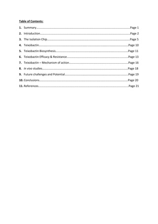 The Isolation Chip & Teixobactin | PDF