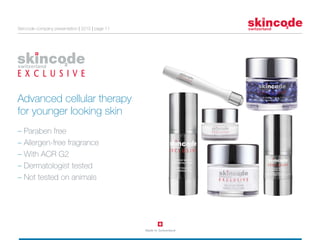 Skincode Company Presentation | PDF