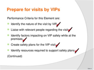 PROVIDE FOR THE SAFETY OF VIPs IN DIFFERENT TIME | PPT