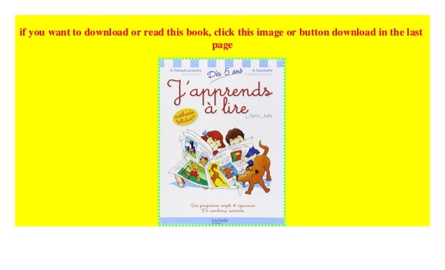 J'apprends a lire avec Sami et Julie 2018 pdf$@@