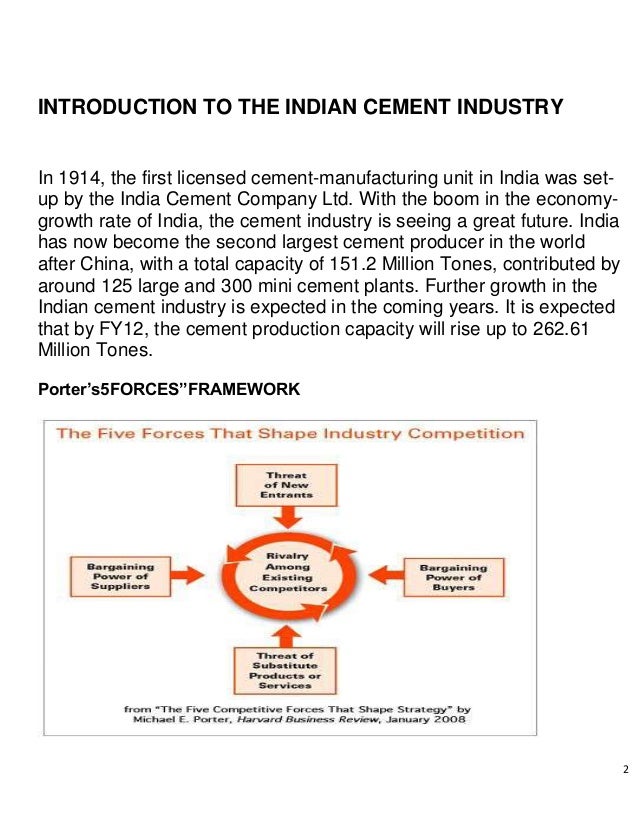 Swot Analysis On Cement Industry
