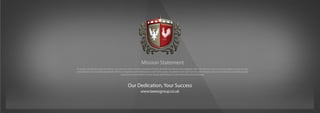 Our ded
Mission Statement
At Lawes Consulting Group we endorse our long term aim to be the company of choice for both our clients and candidates alike. We strive to ensure we have quality assured services
and endeavour to exceed expectations of those companies and individuals we work with. Lawes consultants work with honesty and integrity and are committed to providing quality
placements and excellent service always upholding the Lawes Consulting Group Slogan:
Our Dedication, Your Success
www.lawesgroup.co.uk
 