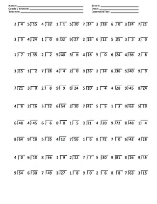 Name:
Grade / Section:
Teacher:
Score:
Date:
Corrected by:
 