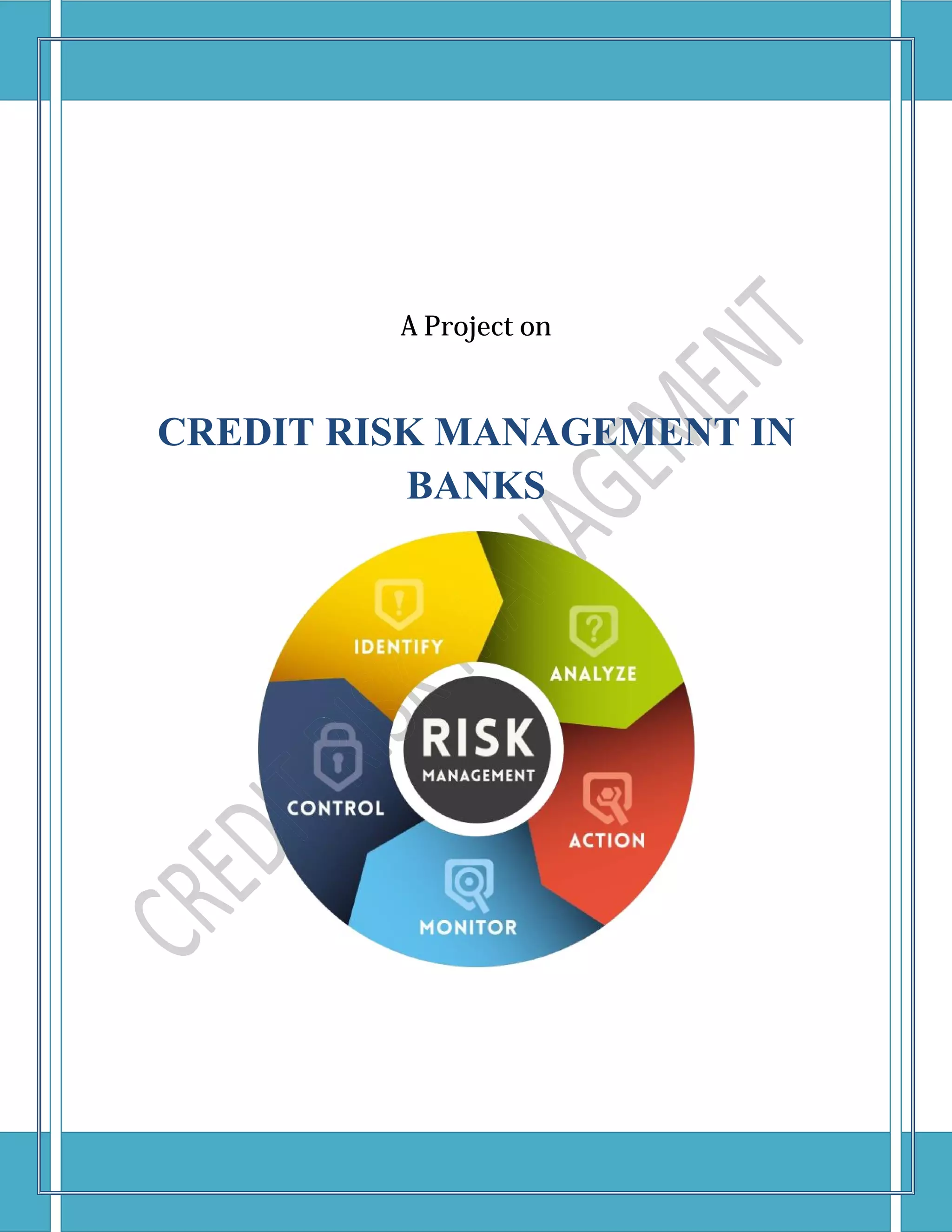 A report on Credit Risk Management in Banks | PDF | Home Financing ...