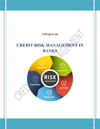 A Project on
CREDIT RISK MANAGEMENT IN
BANKS
 