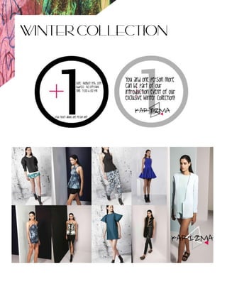 WINTER COLLECTION
 