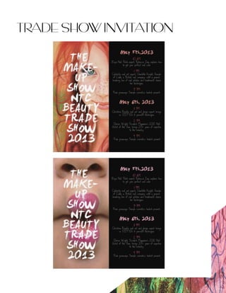 TRADE SHOW INVITATION
 