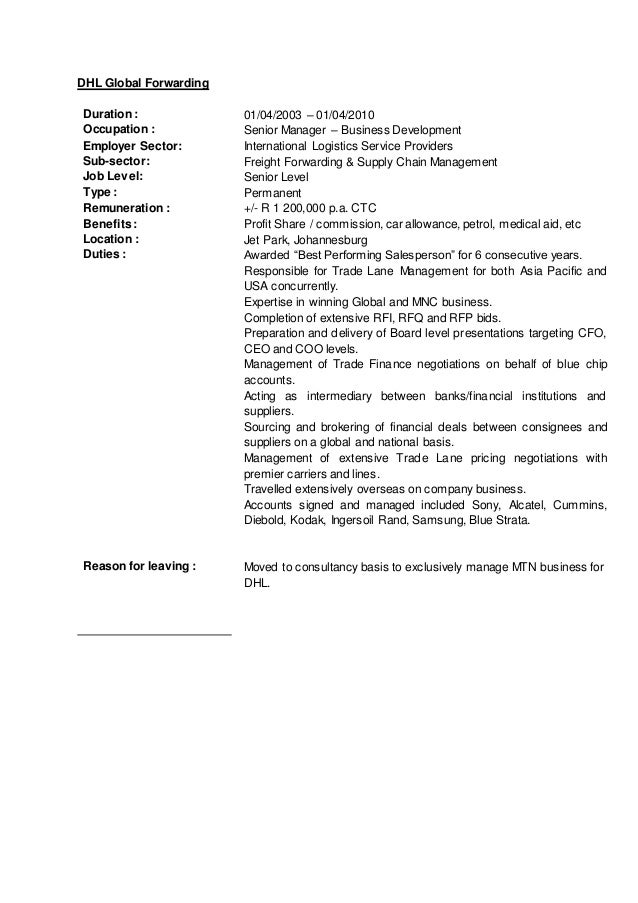 Key Account Manager Job Description In Freight Forwarding Crypto