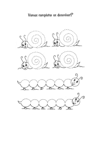 59 desenhos e linhas pontilhadas