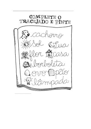 59 desenhos e linhas pontilhadas