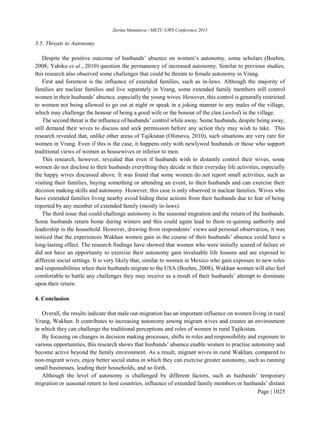 My published research