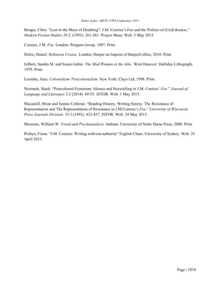 My published research