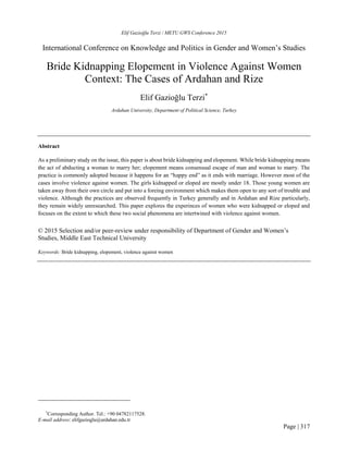 My published research