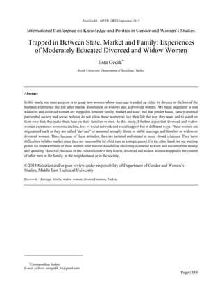 My published research