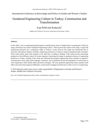 My published research