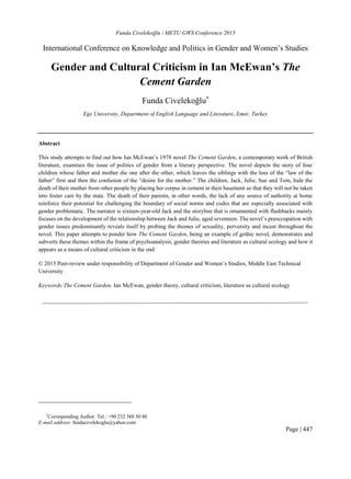 My published research