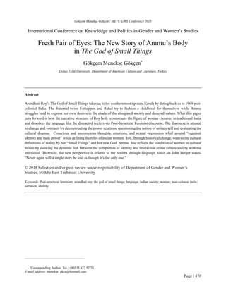 My published research