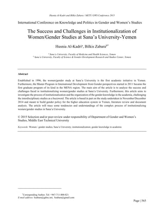 My published research