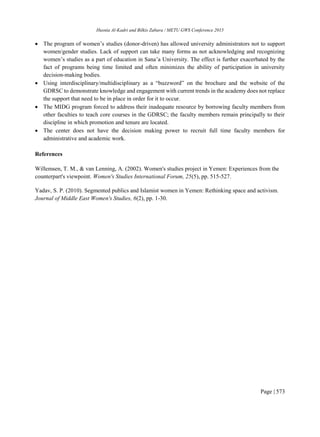 My published research