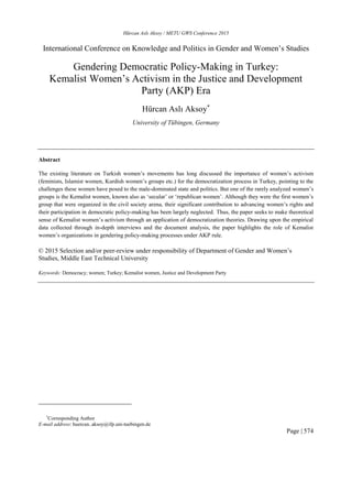 My published research