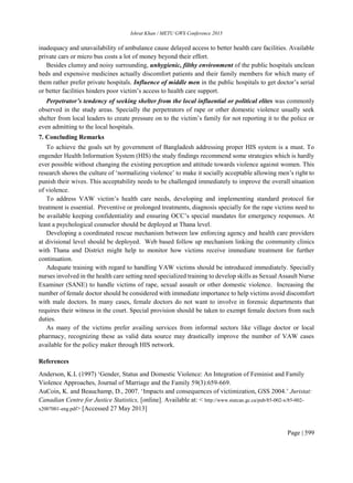 My published research