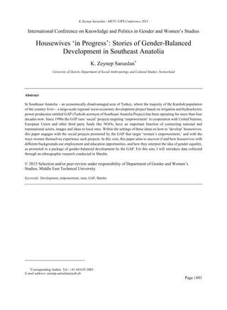 My published research