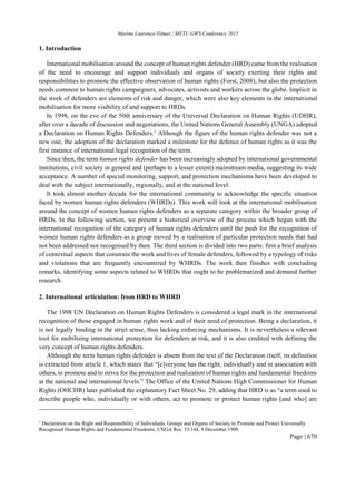 My published research