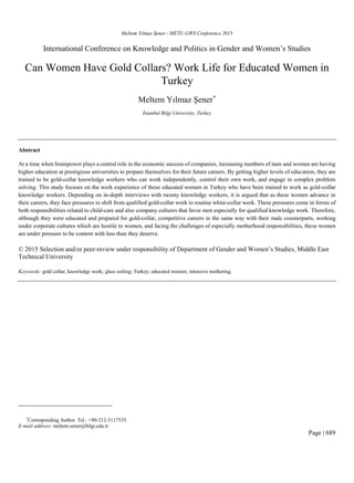 My published research