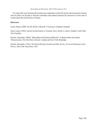 My published research