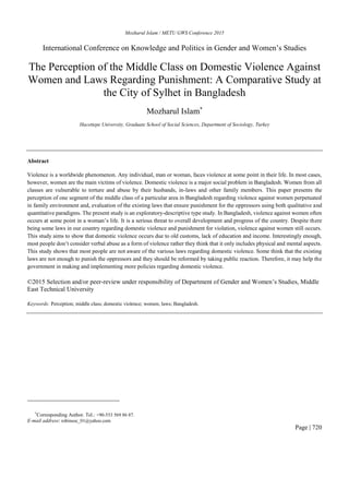 My published research