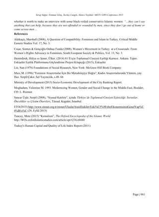 My published research