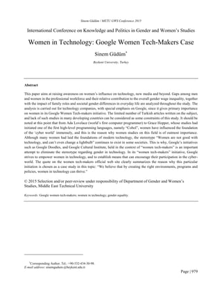 My published research