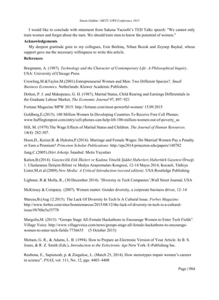 My published research