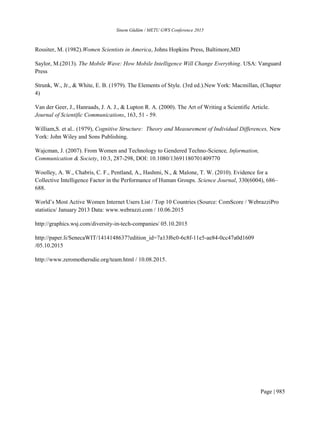 My published research