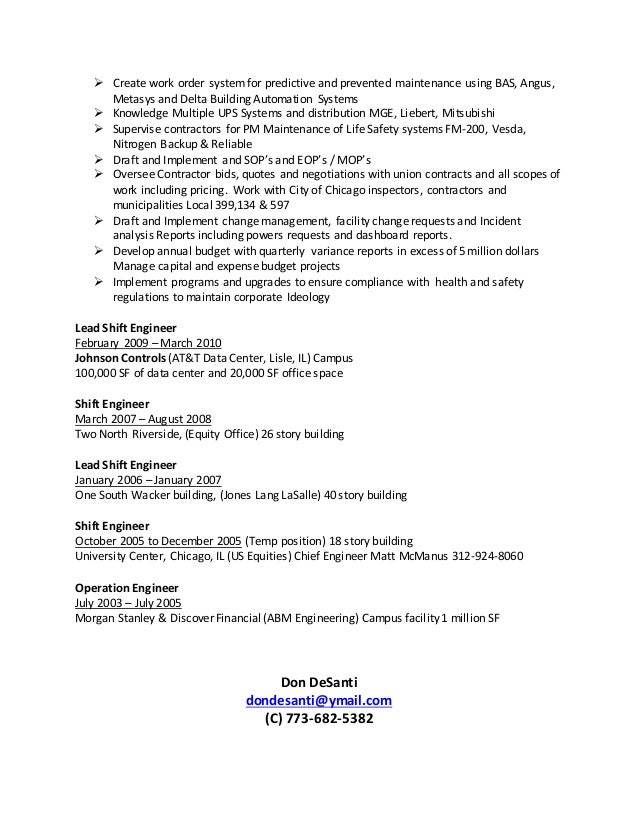 Facilities Manager Resume 3 2015 1