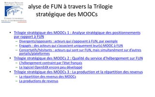 Rattraper le retard ? Comment ? 
Création de valeur et effet de levier  