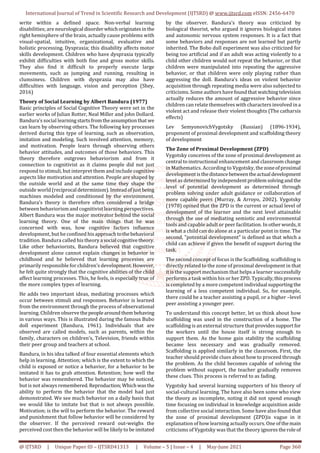 International Journal of Trend in Scientific Research and Development (IJTSRD) @ www.ijtsrd.com eISSN: 2456-6470
@ IJTSRD ...