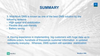 Introduction MobiWork DMS | PPTX