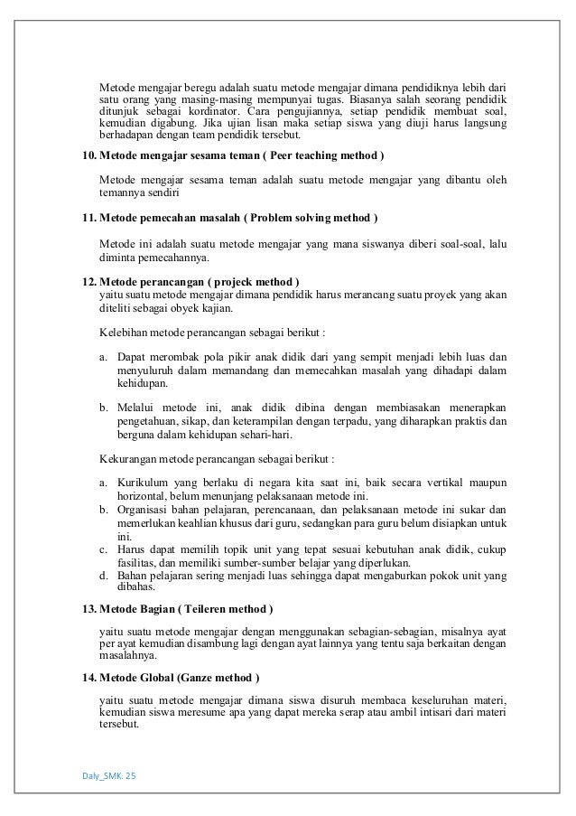 Macam Macam Metode Pembelajaran Dan Langkah Langkahnya - Temukan Jawab