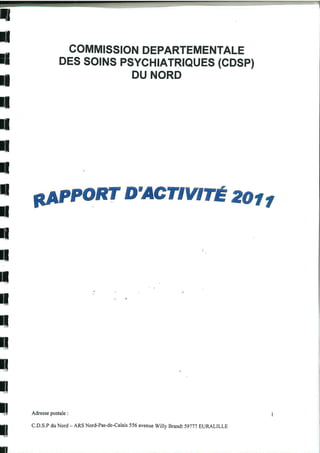 59 rapport activité cdsp 2011