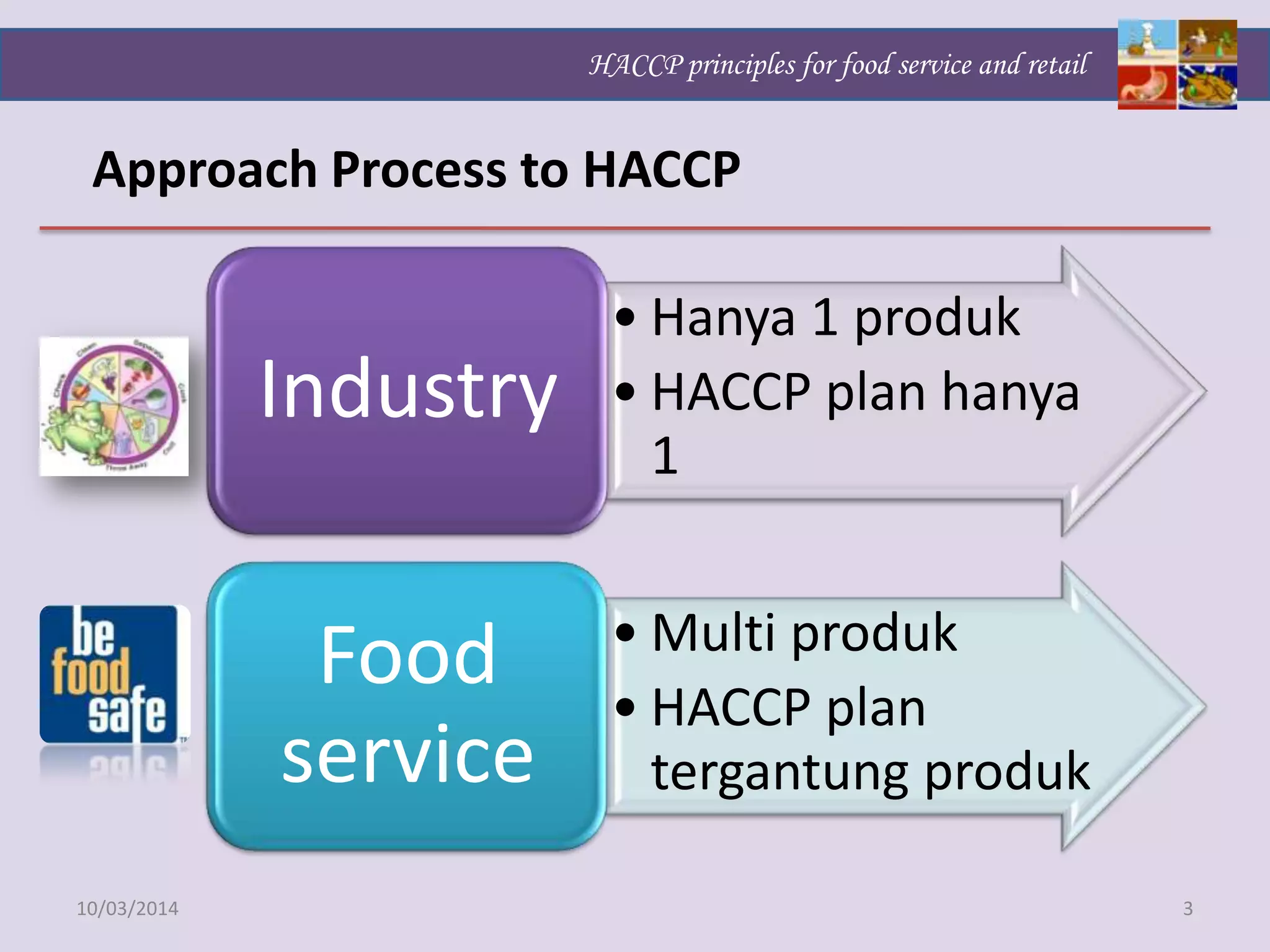 haccp principles for operators of food service | PPTX
