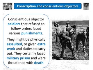Era of the Great War - Conscription | PPTX