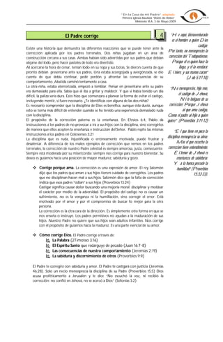 "En la Casa de mi Padre" 4